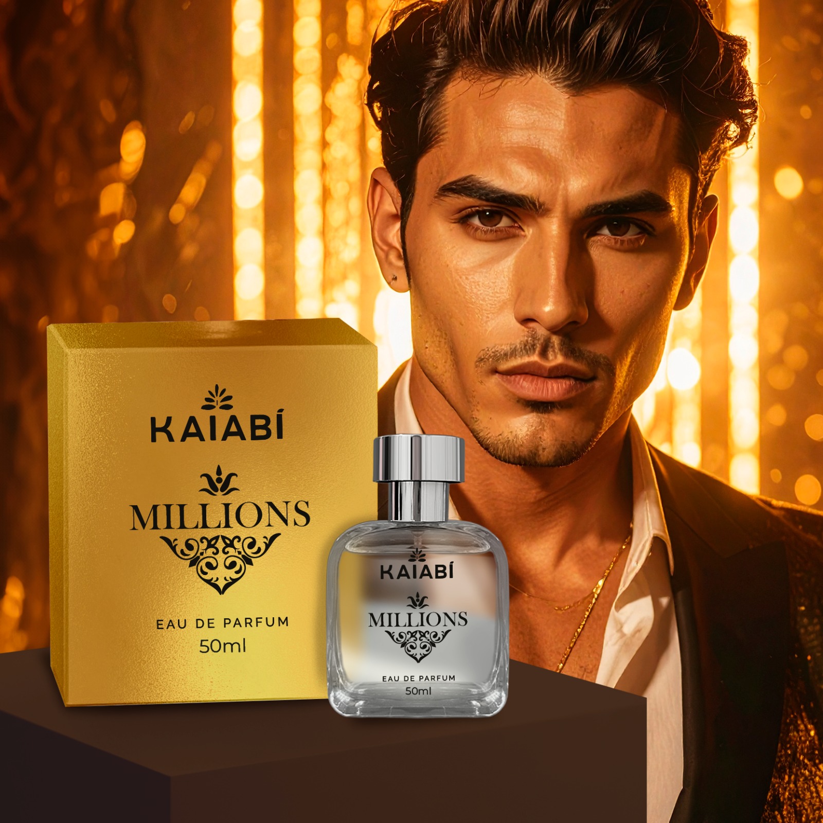Perfume Masculino Millions 50ml.